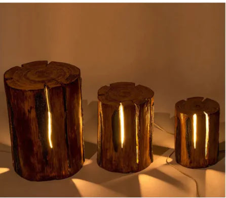 Outdoor Stump Lawn Lamp