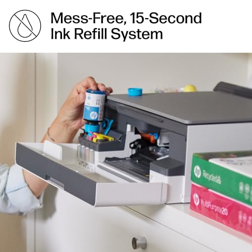 HP Smart Tank 5101 Wireless All-in-One Refillable Ink Tank Printer, Scanner, Copier with 2 years of Ink included, Wireless printer for home use (1F3Y0A)