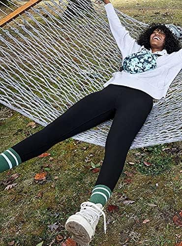 4 Pack Leggings for Women - High Waisted Tummy Control Soft No See-Through Black Yoga Pants for Athletic Workout