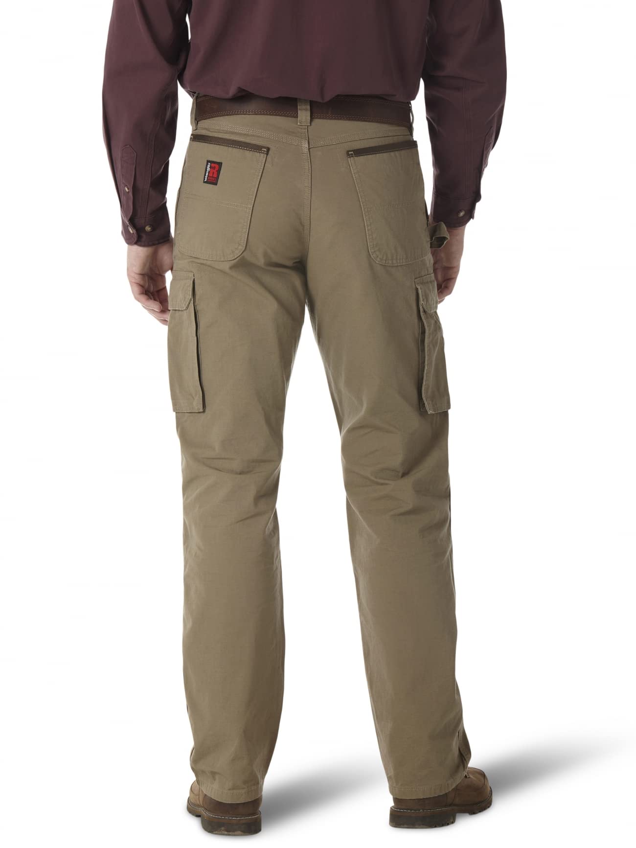 Wrangler Riggs Workwear mens Ranger work utility pants, Bark, 36W x 30L US