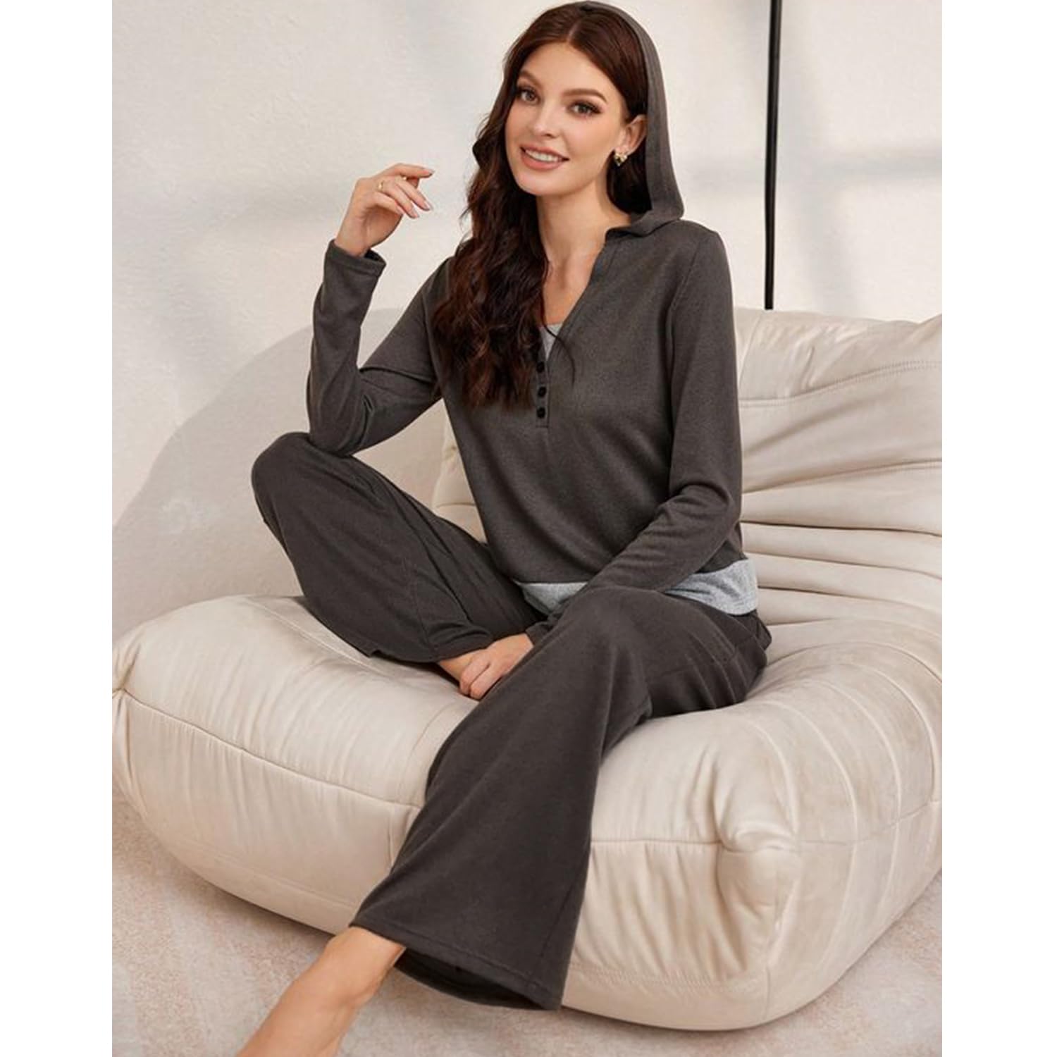 NEW YOUNG 3 Pack Women's Wide Leg Pants with Pockets High Waist Loose Sweatpants Casual Lounge Yoga Workout Palazzo