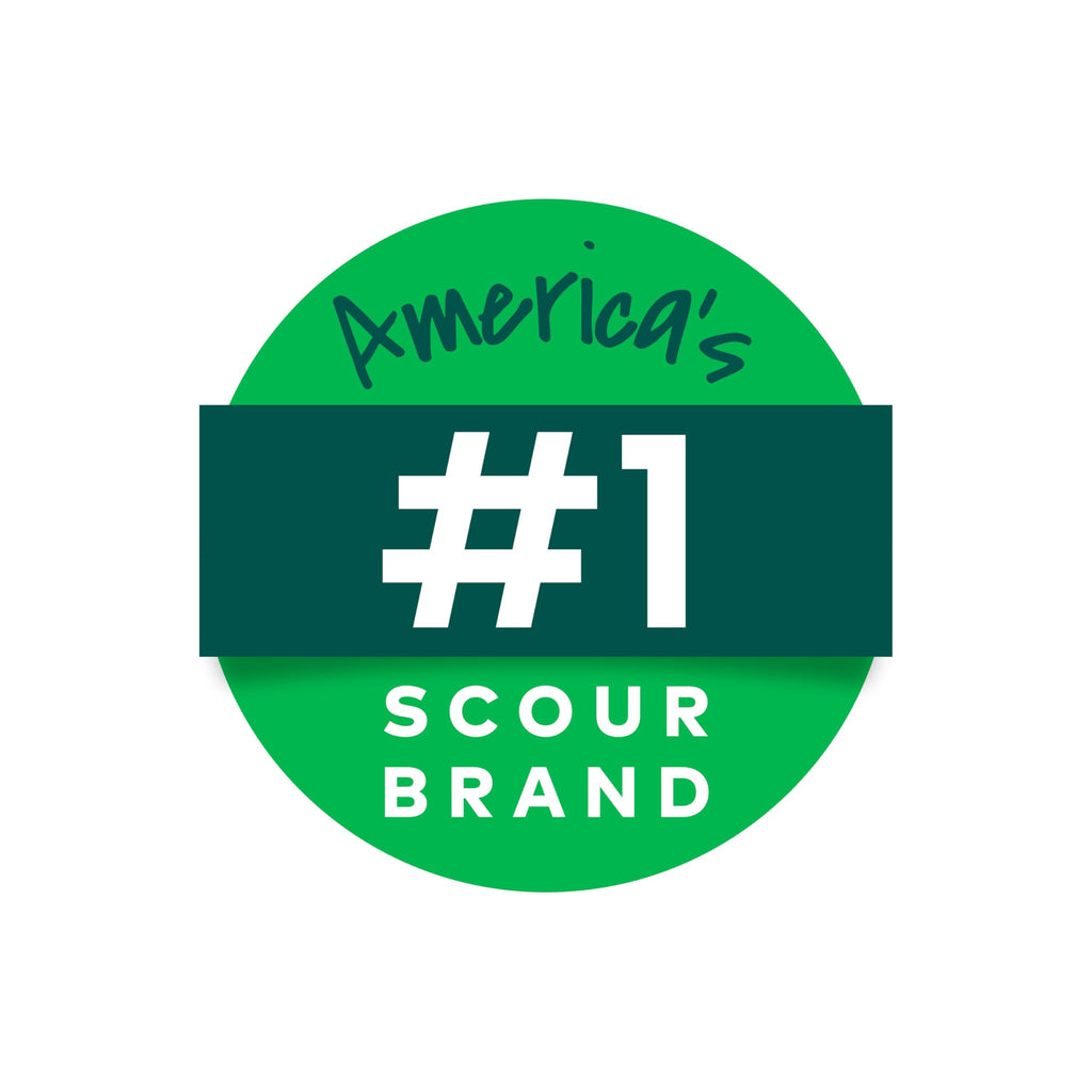 Scotch-Brite Stainless Steel Scrubbers, Scouring Pads for Cleaning Tough Baked-On Messes, Metal Scrubbers for Cleaning Dishes, 3 Scrub Pads