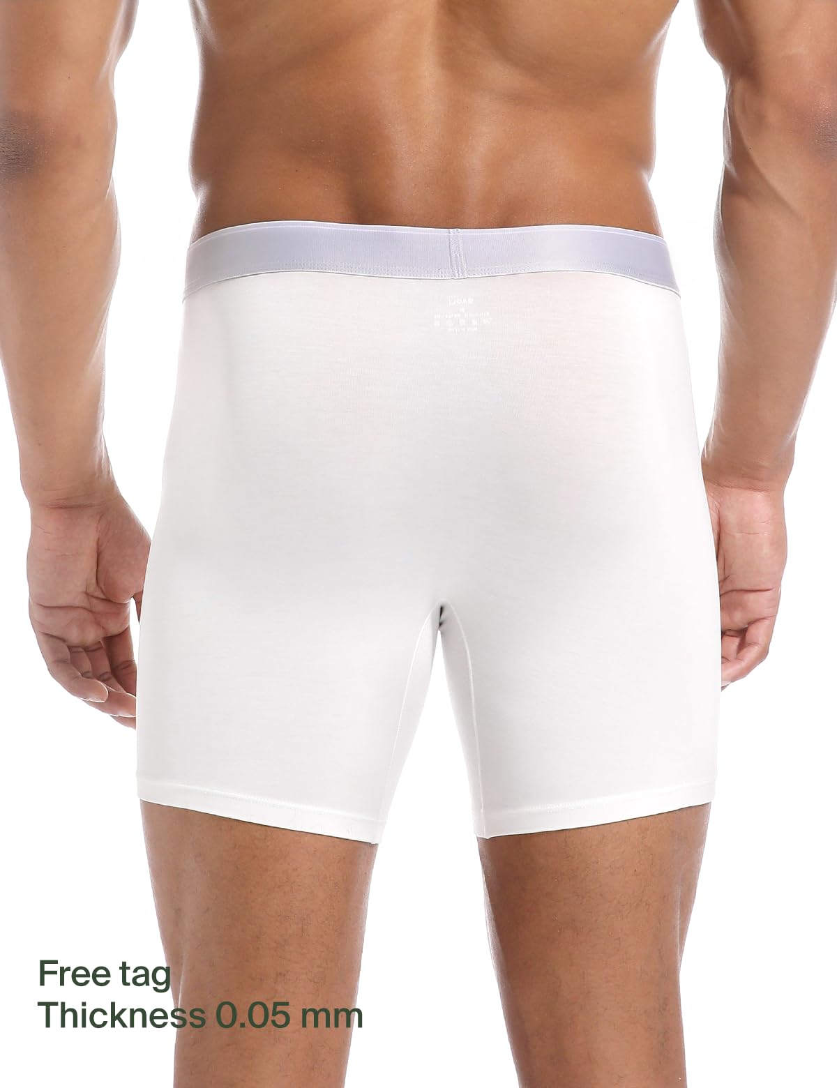 gagli 5" Boxer Briefs, Men's Underwear 3-Pack White
