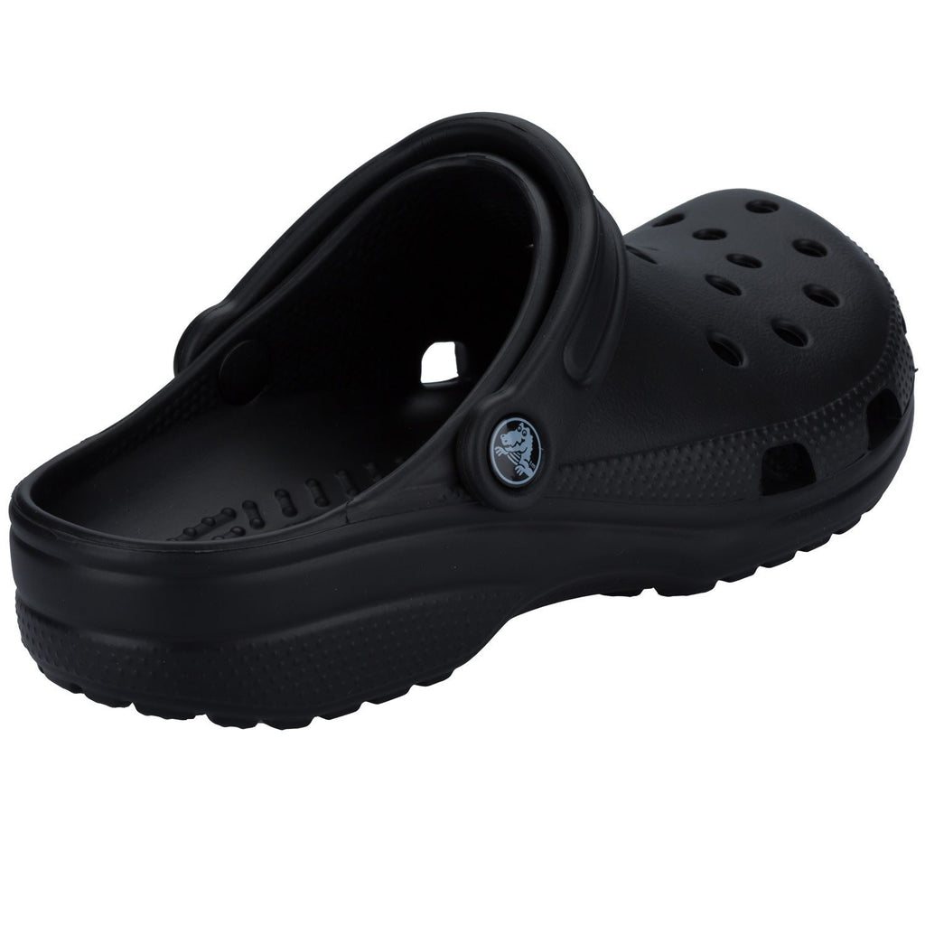 Crocs Unisex-Adult Classic Clogs, Black, 9 Men/11 Women