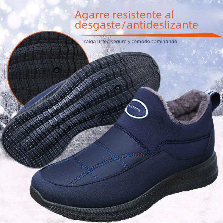 Beijing Cotton Shoes for Men - Winter Casual Boots