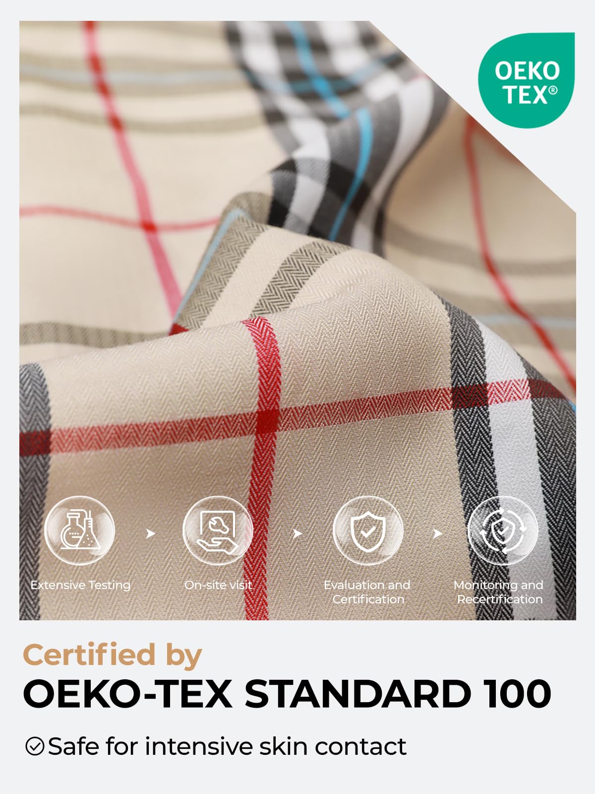 SaphiRose Women's Long Hooded Rain Jacket Outdoor Raincoat Windbreaker(Khaki,Medium)