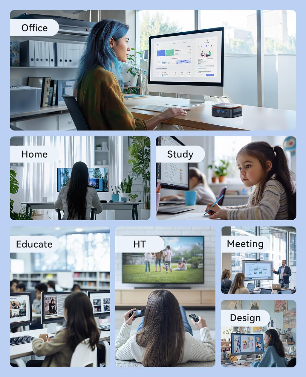 KAMRUI Essenx E1 Mini PC Computer with N97 Processor, 16GB DDR4 RAM 256GB M.2 SSD, Mini Desktop Computer Support Dual 4K, WiFi, Bluetooth, Ethernet, HTPC for Business, Education, Home