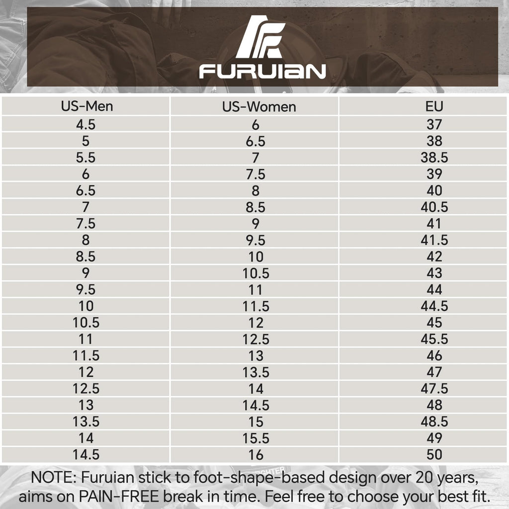 Furuian Steel Toe Boots for Men Women Comfortable Lightweight Work Boots for Men Slip Resistant High Top Steel Toe Safety Shoes Puncture Proof Indestructible Construction Boots