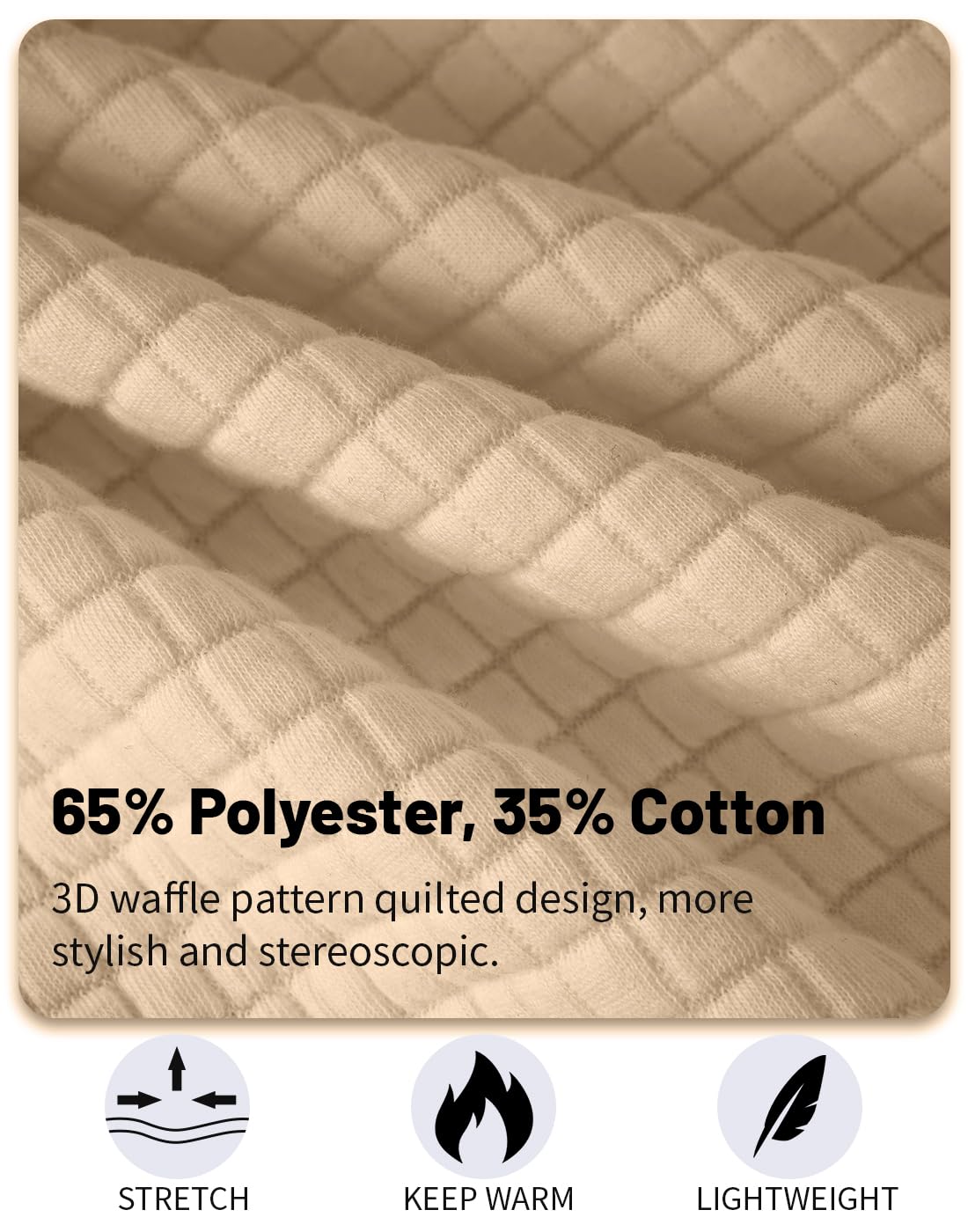 Wizoat Mens Zip Up Hoodie Full-Zip Sweatshirt Lightweight Loose Fit Hooded Jackets Khaki