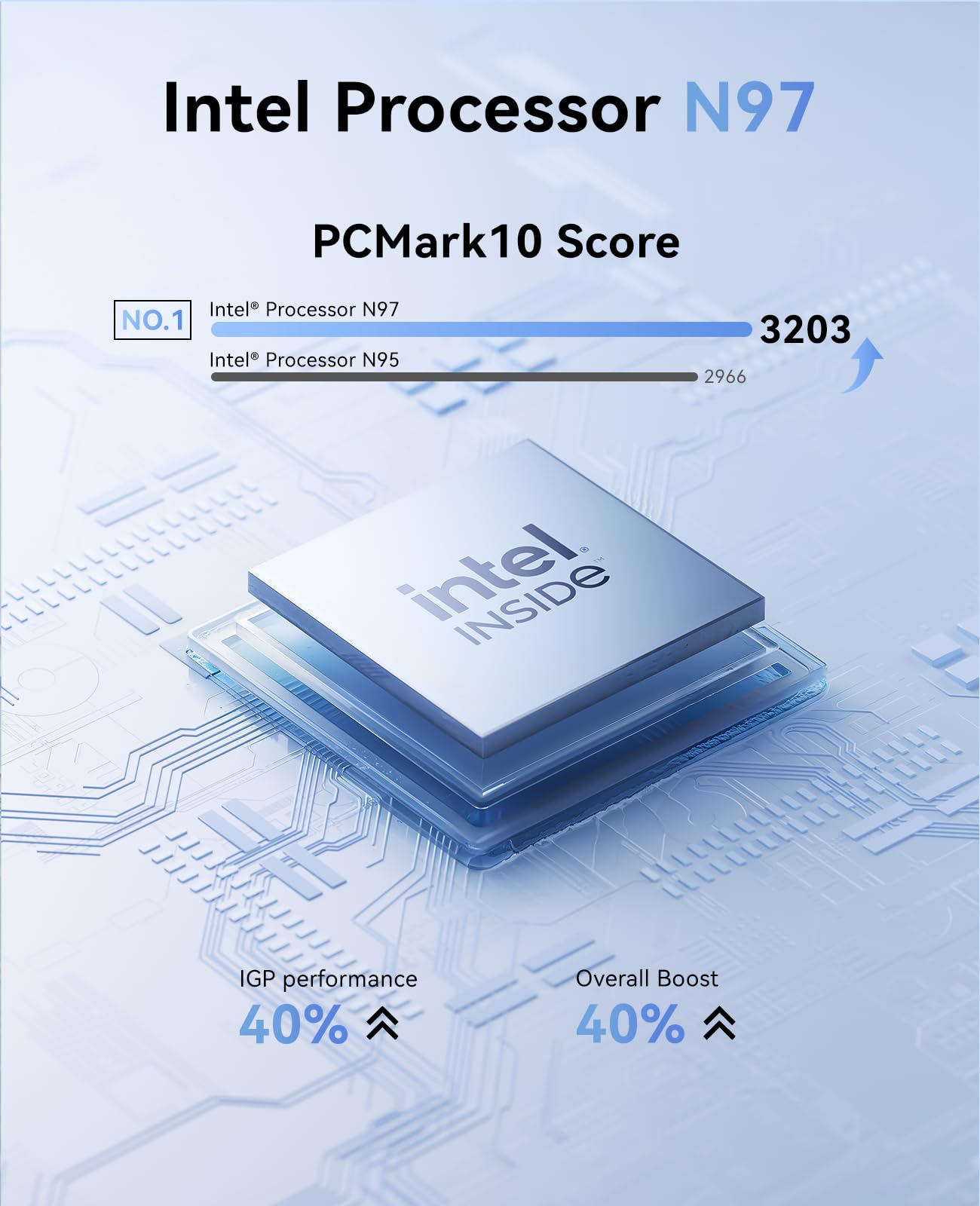 KAMRUI Essenx E1 Mini PC Computer with N97 Processor, 16GB DDR4 RAM 256GB M.2 SSD, Mini Desktop Computer Support Dual 4K, WiFi, Bluetooth, Ethernet, HTPC for Business, Education, Home