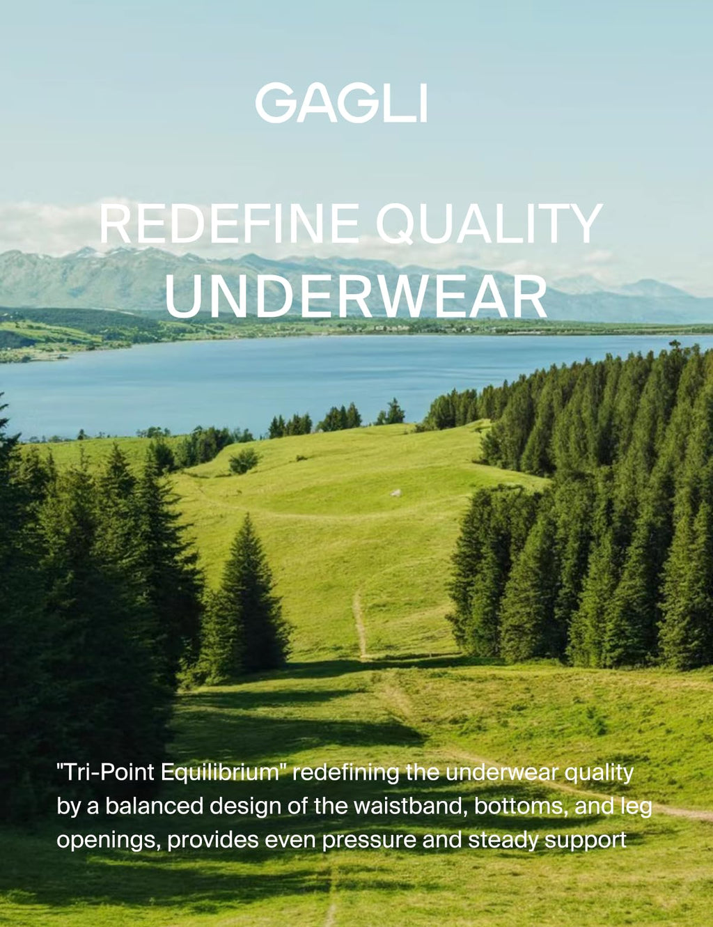 gagli 5" Boxer Briefs, Men's Underwear 3-Pack White