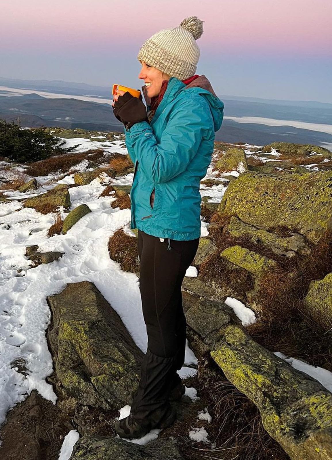 baleaf Fleece Lined Leggings Women Waterproof Thermal Winter Hiking Pants Warm Tights Skiing Running Yoga Travel Gear Black M