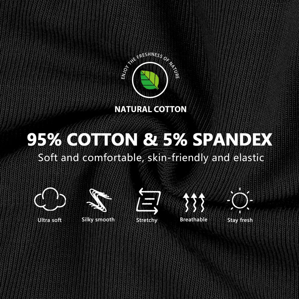 HOOFESAN Mens Underwear Briefs Pack Stretch Cotton Low Rise Briefs for Men Wide Waistband Multipack