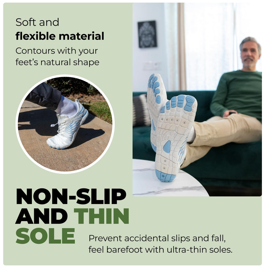 Hike Footwear Lazuli Pro - Healthier and Comfortable Feet with Barefoot Shoes, Lightweight Flexible, Arch Support, Wide Walking Shoes (Unisex) White - Pink