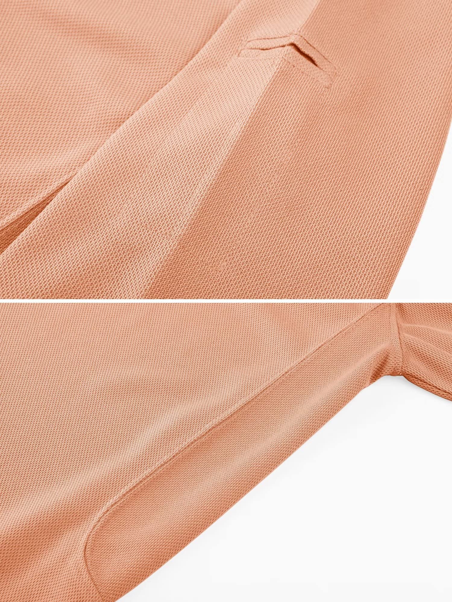 MAGCOMSEN Golf Polos for Men Dry Fit Short Sleeve Polo Shirts Breathable Athletic Polo Shirts Rugby Shirt Apricot XL