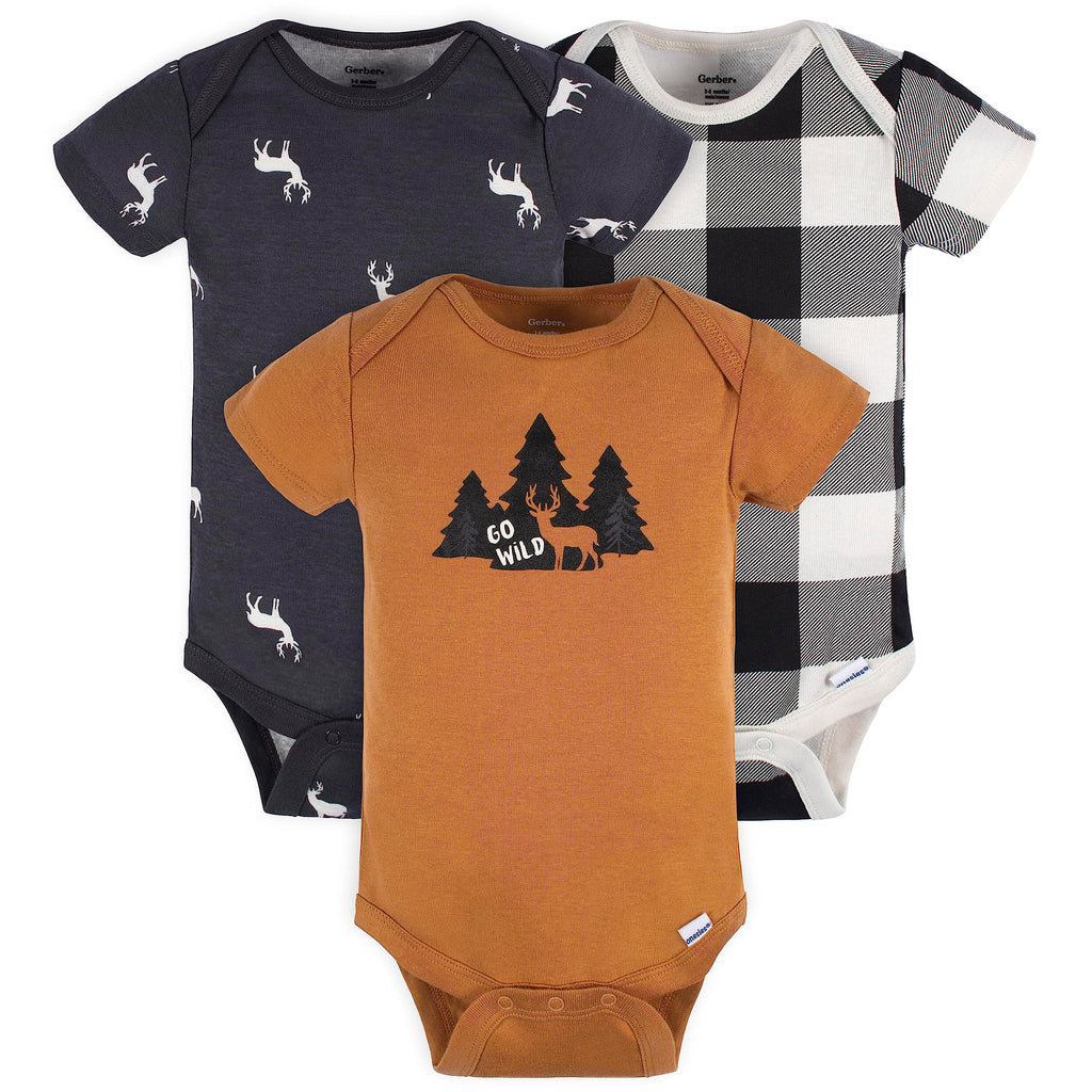 Gerber Baby Boys 12 Piece Layette Gift Set, Brown Deer, 0-3 Months