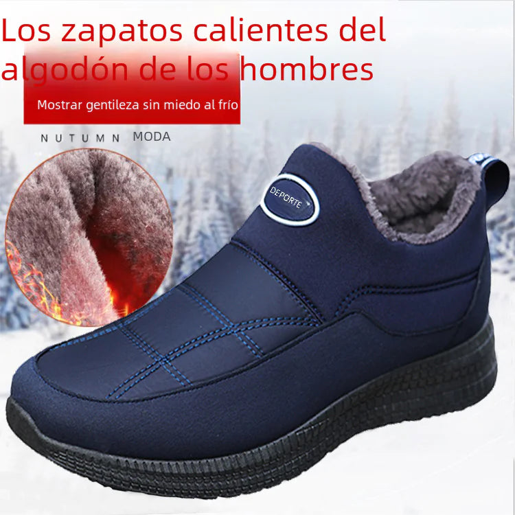 Beijing Cotton Shoes for Men - Winter Casual Boots