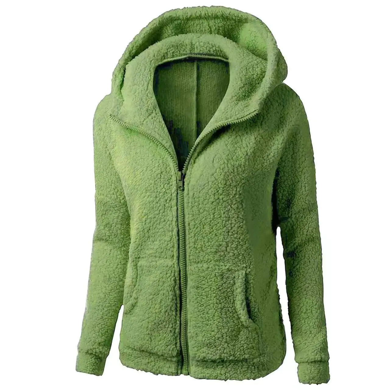 Baby Deals Oversized Sweaters For Women Casual Fleece Fuzzy Faux Shearling Warm Winter Outwear Sweatshirt Shaggy Coat Cute Hoodie