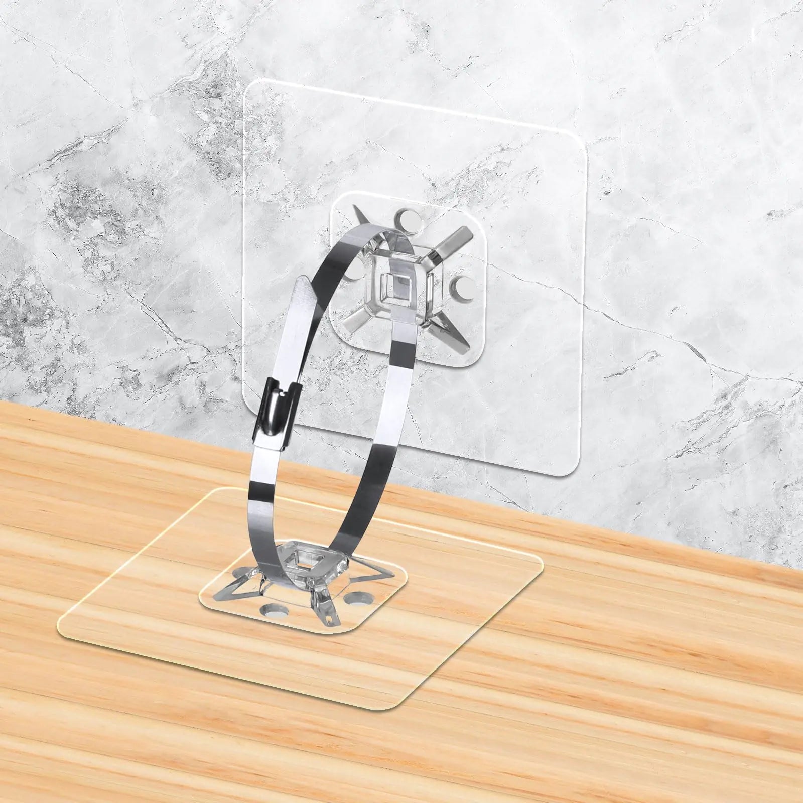 AUGSUN Furniture Anchors (20 Pack)Anti Tip Furniture Straps for Baby Proofing No Drill Furniture Anchor Self-Adhesive Furniture Wall Anchors Secure Bookcase Dresser Shelf Cabinet to Wall for Child