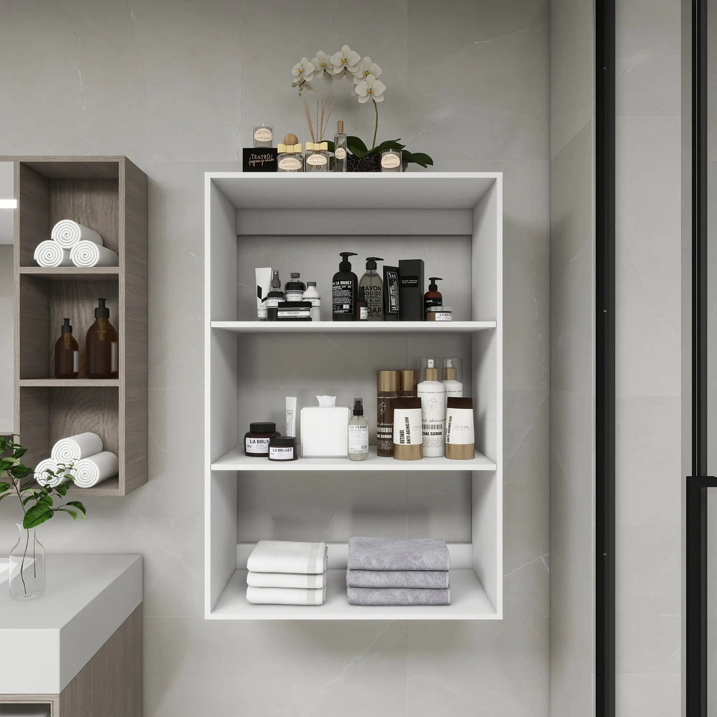 Sleek Wall-Hung Closet Storage System