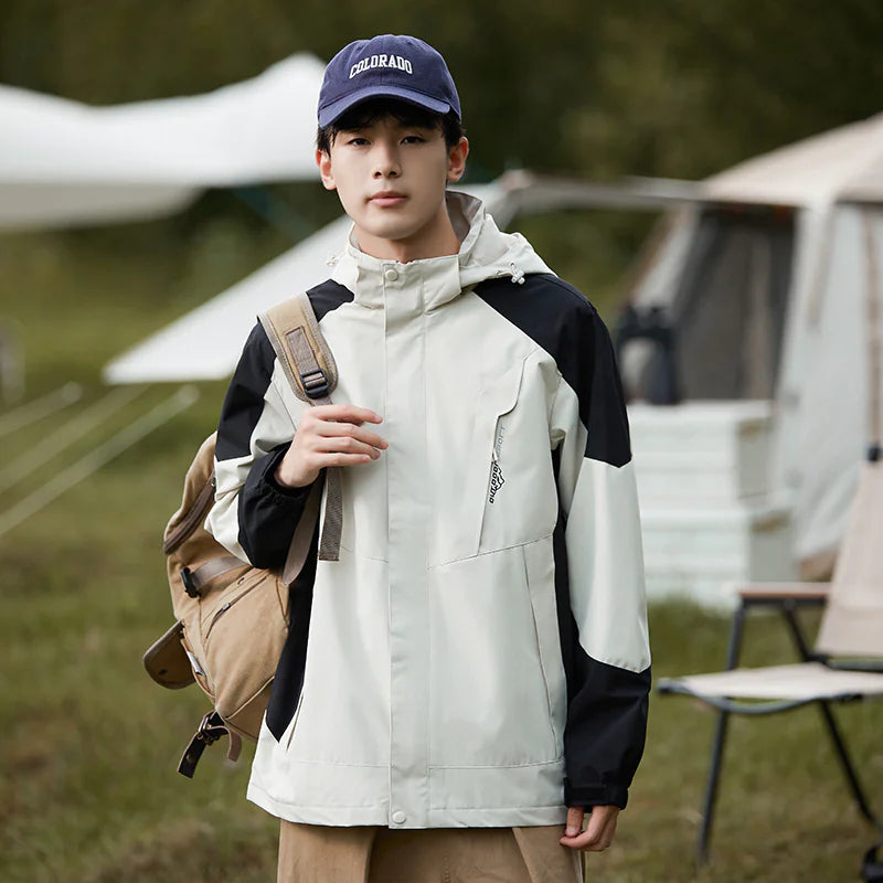 Multicolor Outdoor Coat