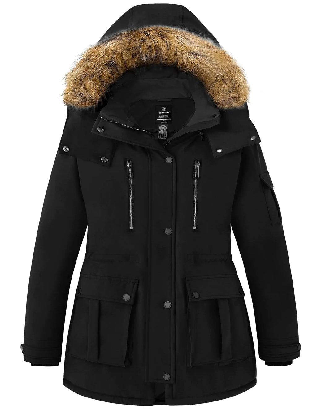 Wantdo Plus Size Elegant Winter Parka