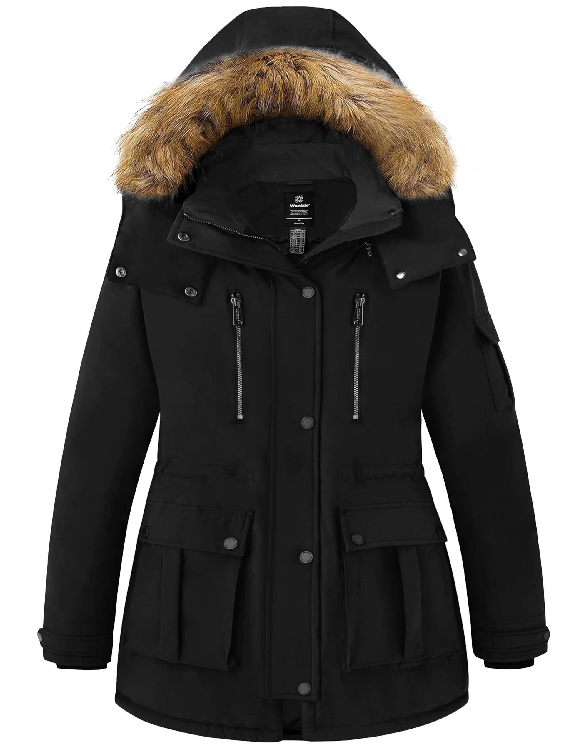 Wantdo Plus Size Elegant Winter Parka