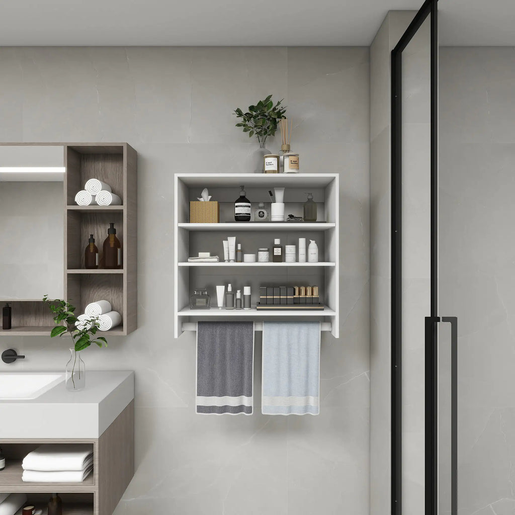B1 Modern Wall-Mount Closet Organizer: Efficient Storage System